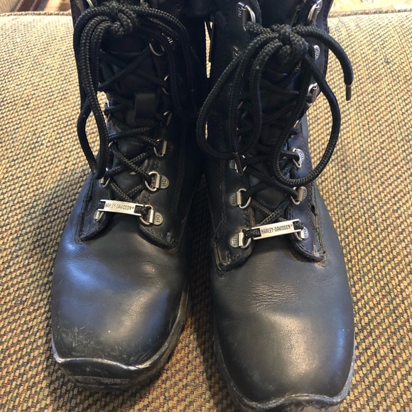 Harley-Davidson Shoes - Harley Davidson Black Leather Riding Boots